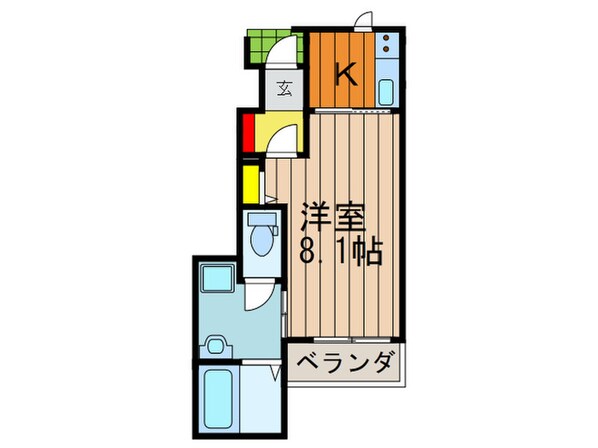 テレザート北山の物件間取画像